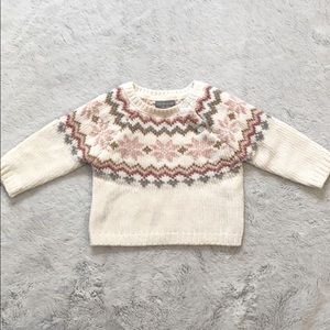 Baby Chenille Girl Holiday Sweater